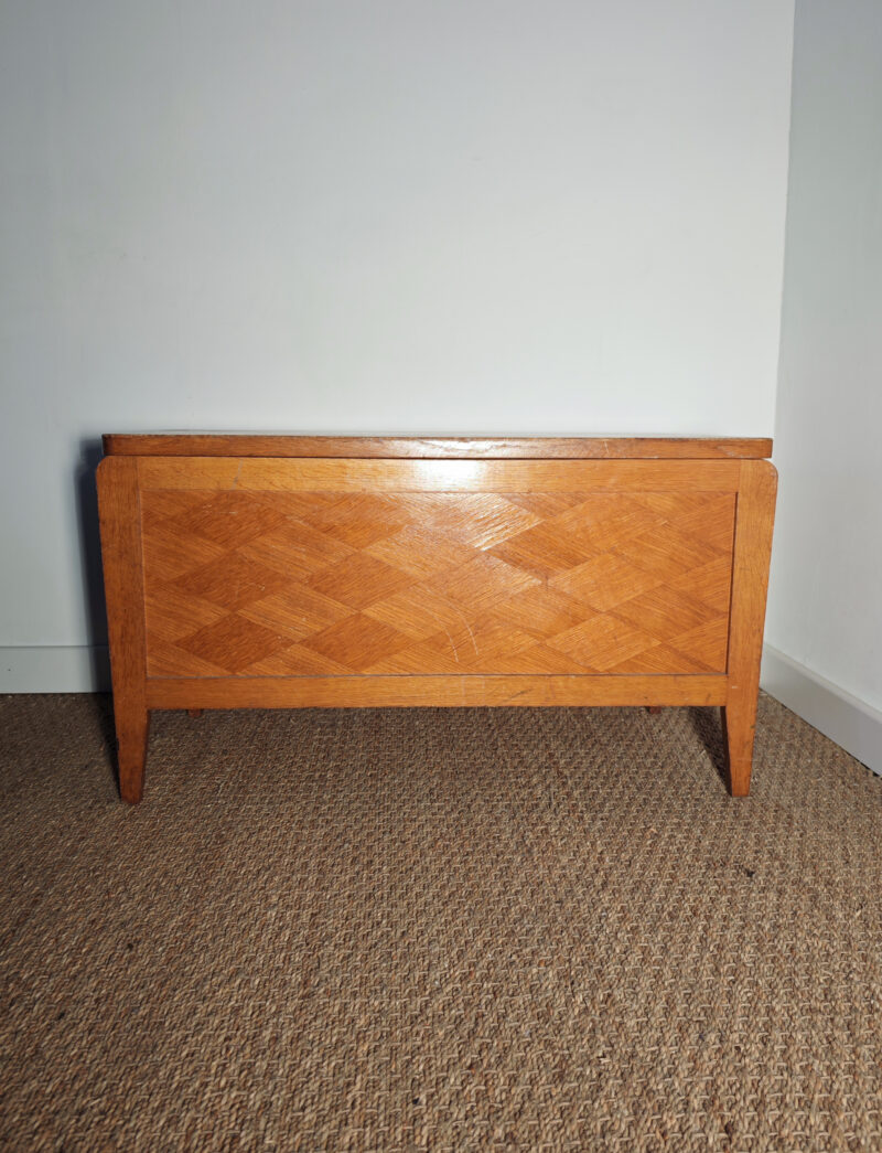 Petit coffre en bois vintage – Image 3