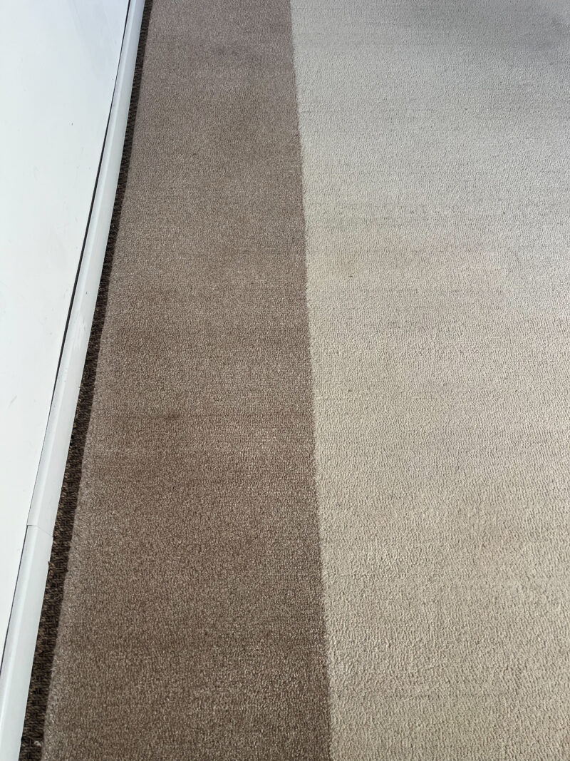 Grand tapis beige et blanc – Image 3