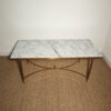 Table basse marbre et piètement doré – Image 2
