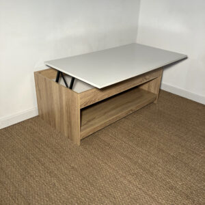 Table basse avec plateau relevable