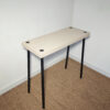 Petite table/console avec piètement en métal noir