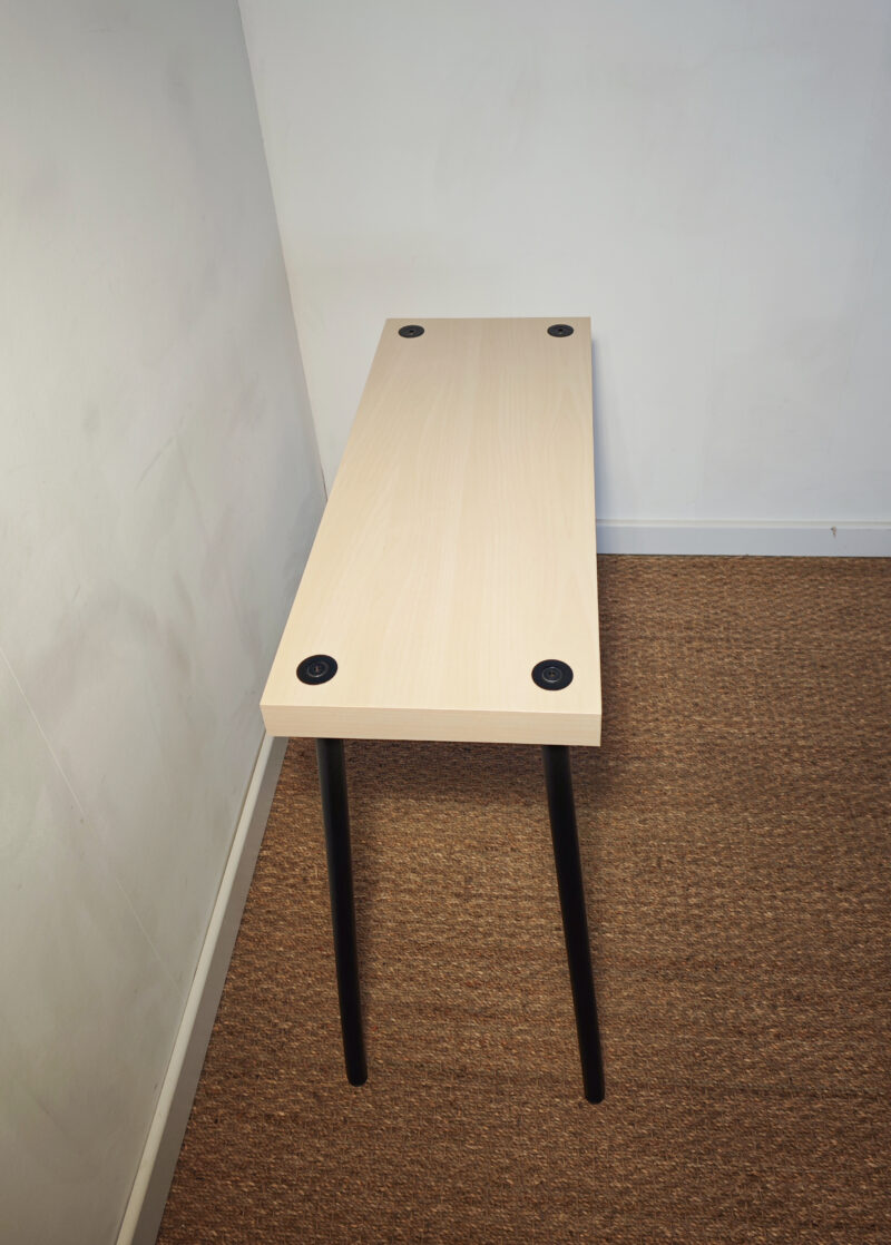Petite table/console avec piètement en métal noir – Image 3