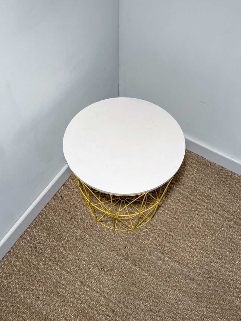 Table basse ronde structure métal – Image 3
