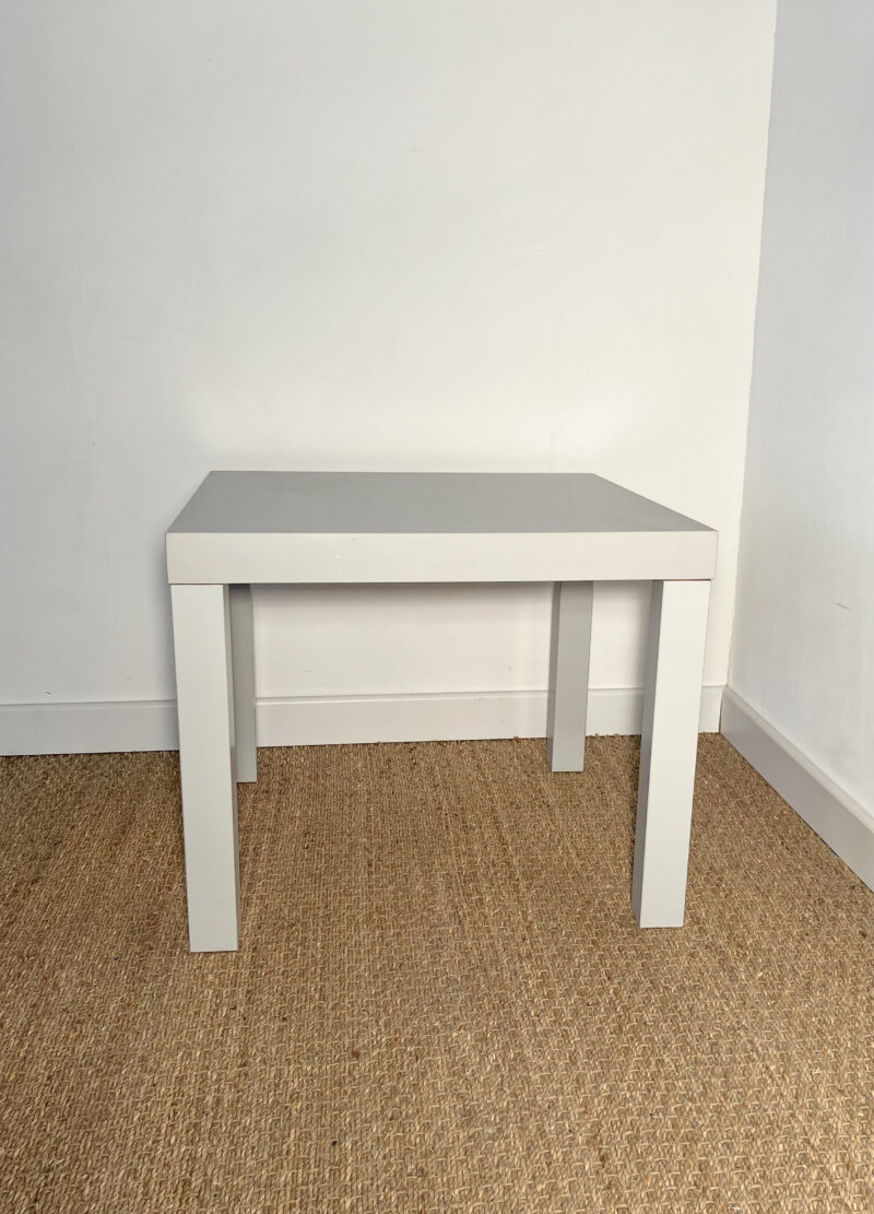 Petite table basse carré grise – Image 2