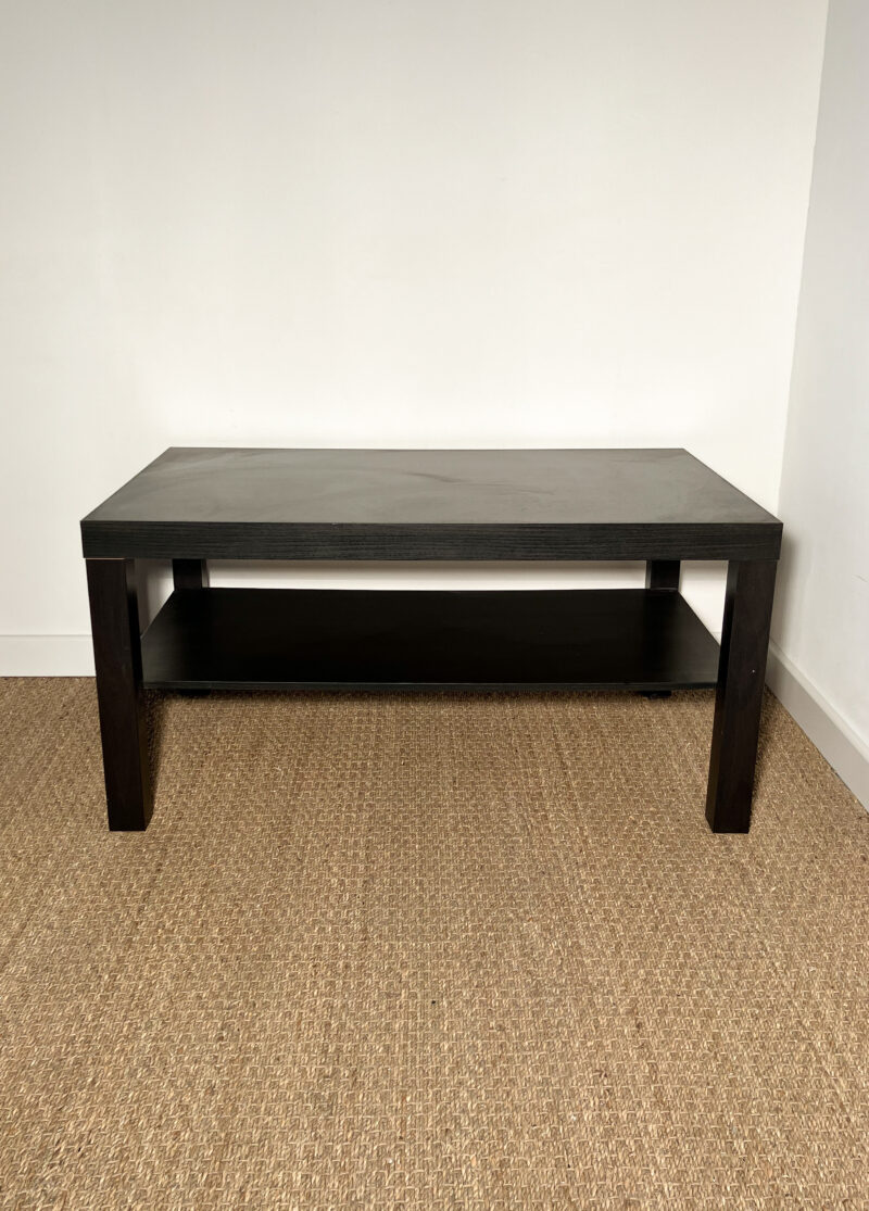 Table basse rectangle bois foncé – Image 3