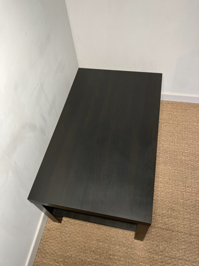 Table basse rectangle bois foncé – Image 5
