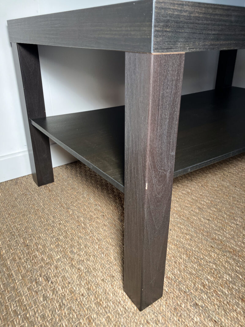 Table basse rectangle bois foncé – Image 6