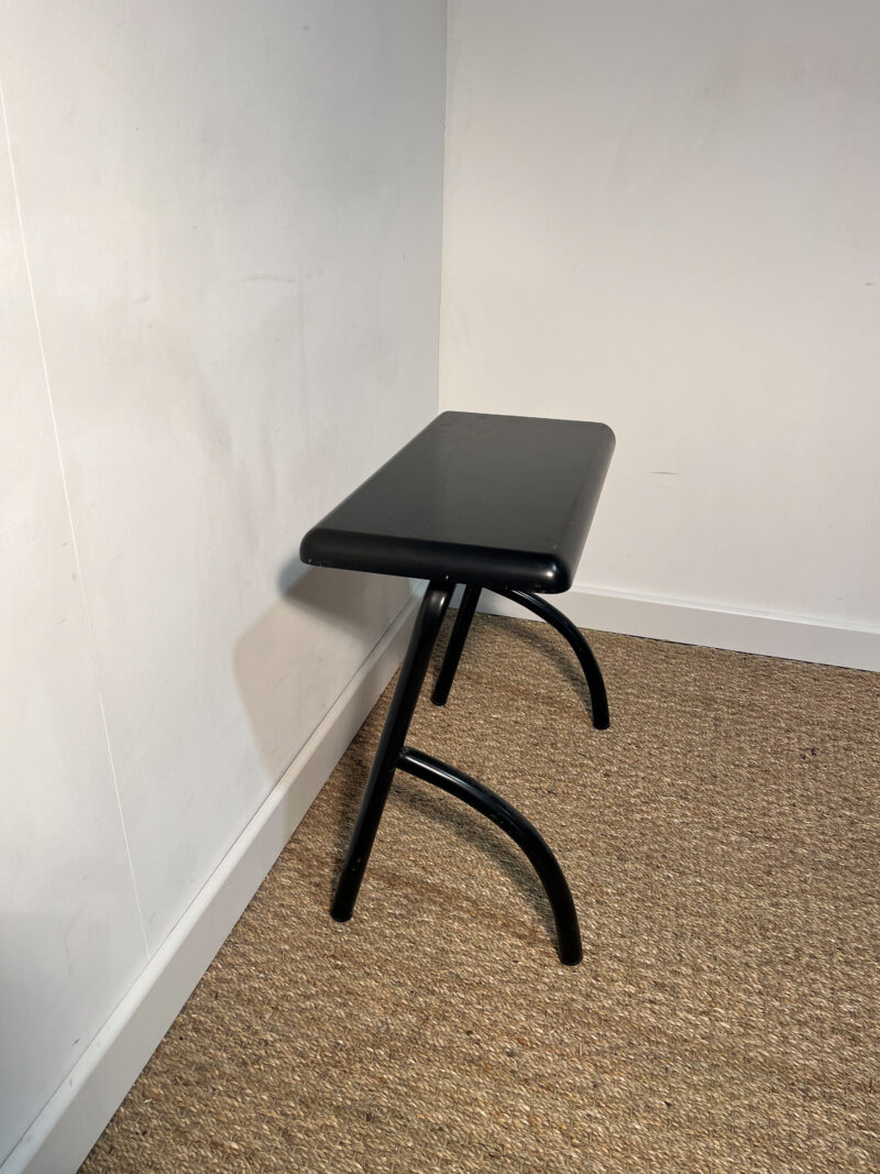 Petit tabouret / chevet noir – Image 6