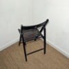 Chaise pliante en bois noir – Image 3