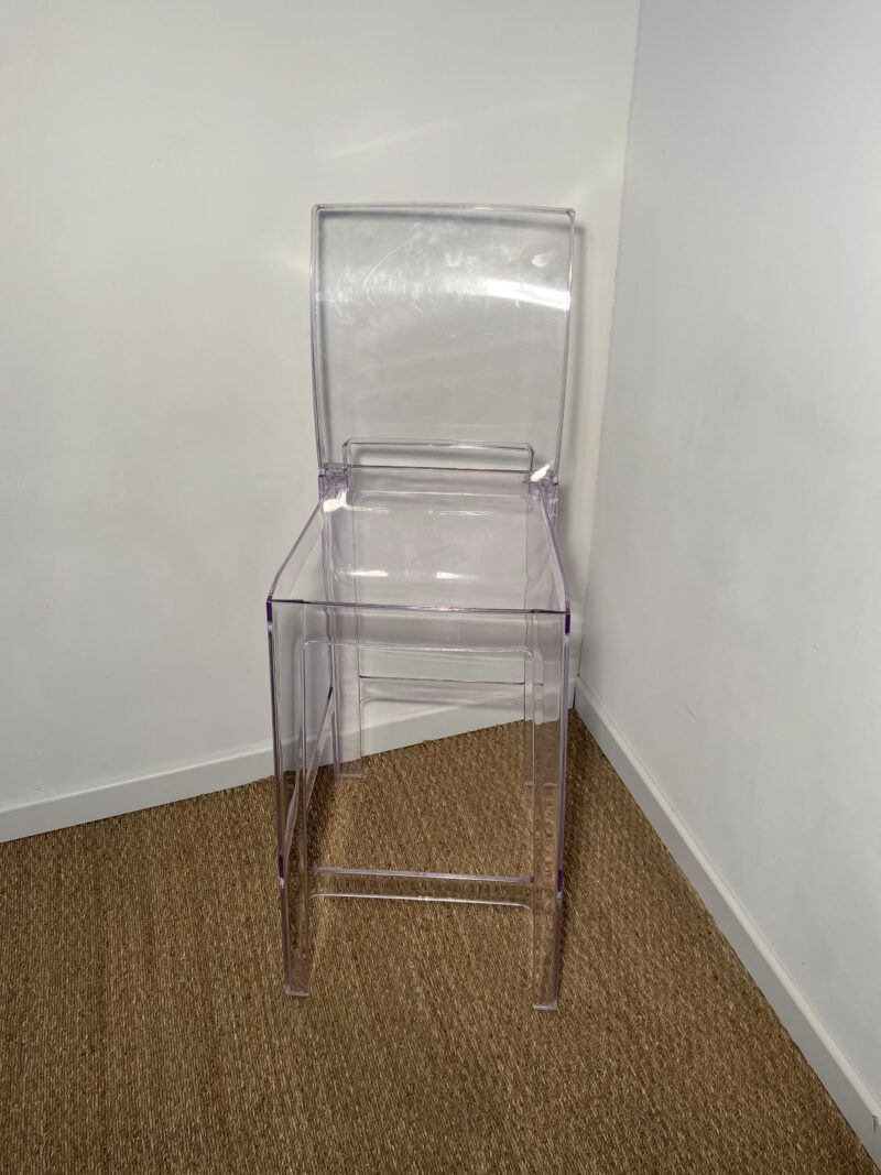 Chaise de bar transparente – Image 2