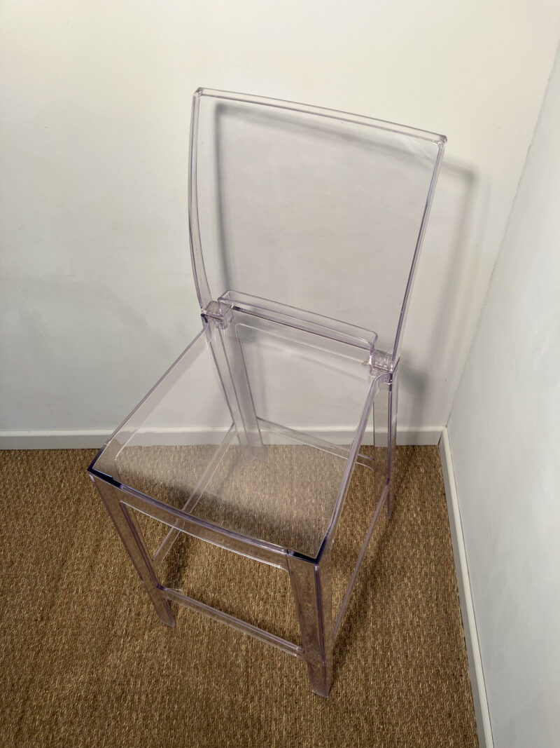 Chaise de bar transparente – Image 3