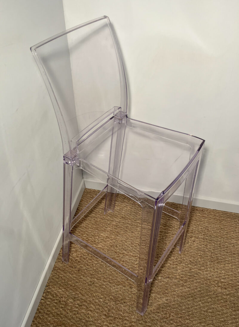 Chaise de bar transparente – Image 4
