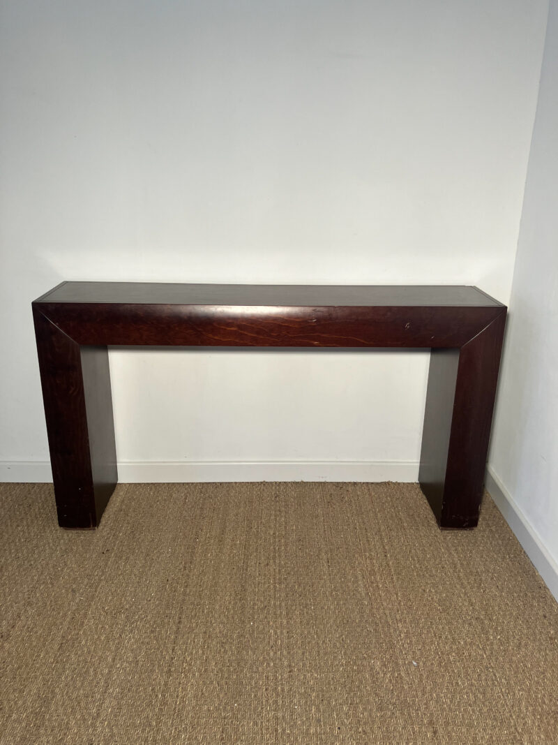 Console en bois brun – Image 2