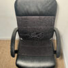 Chaise de bureau noire à roulette – Image 4
