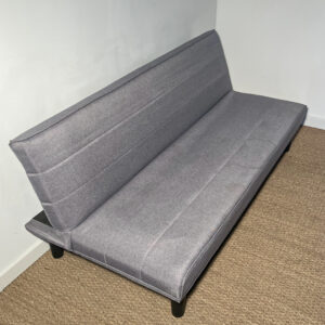 Canapé banquette dépliant gris