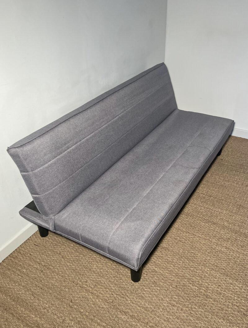 Canapé banquette dépliant gris