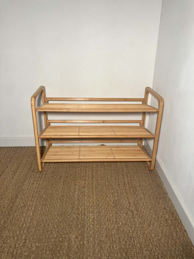 Rangement à chaussures en bambou – Image 2