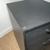 Caisson de bureau/chevet noir sur roulettes – Image 3