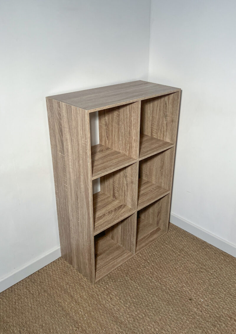 Meuble à case motif bois