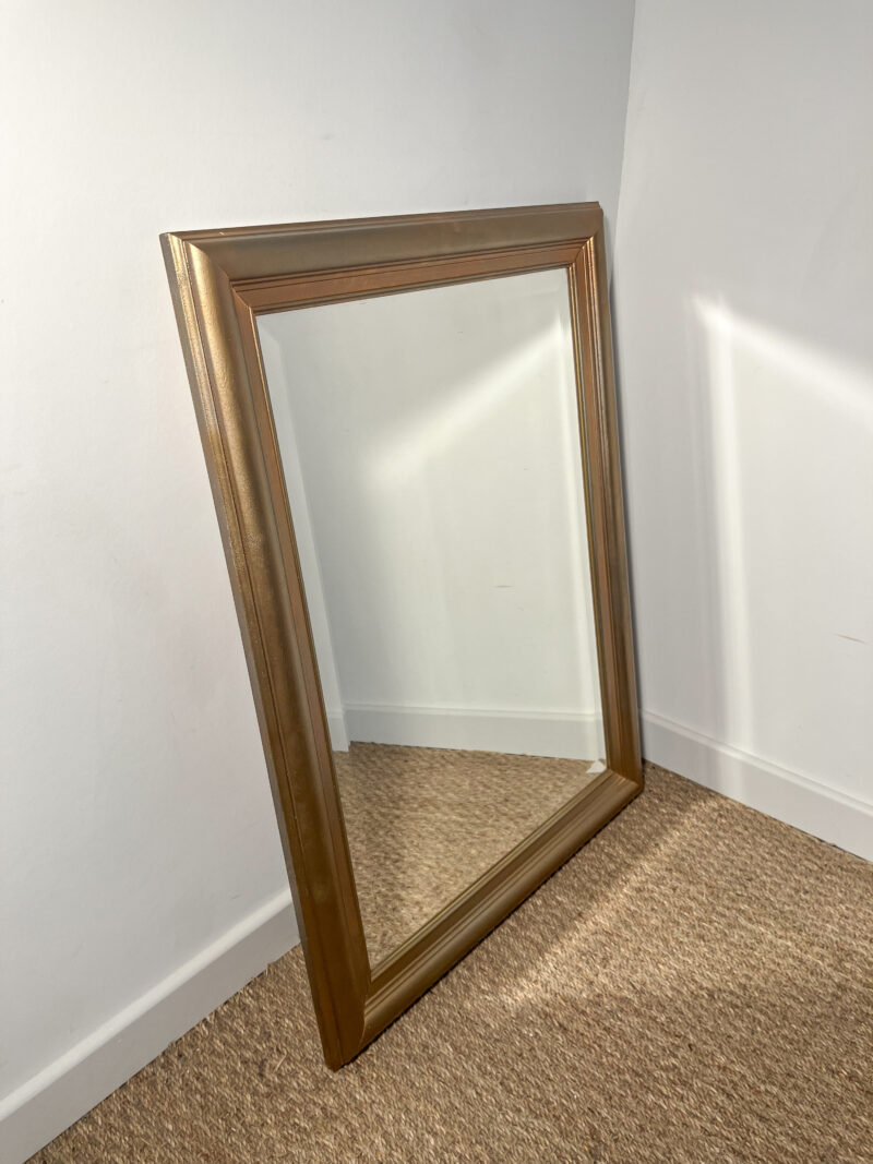 Miroir cadre doré