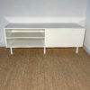 Meuble tv blanc avec porte – Image 2