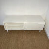 Meuble tv blanc avec porte – Image 3
