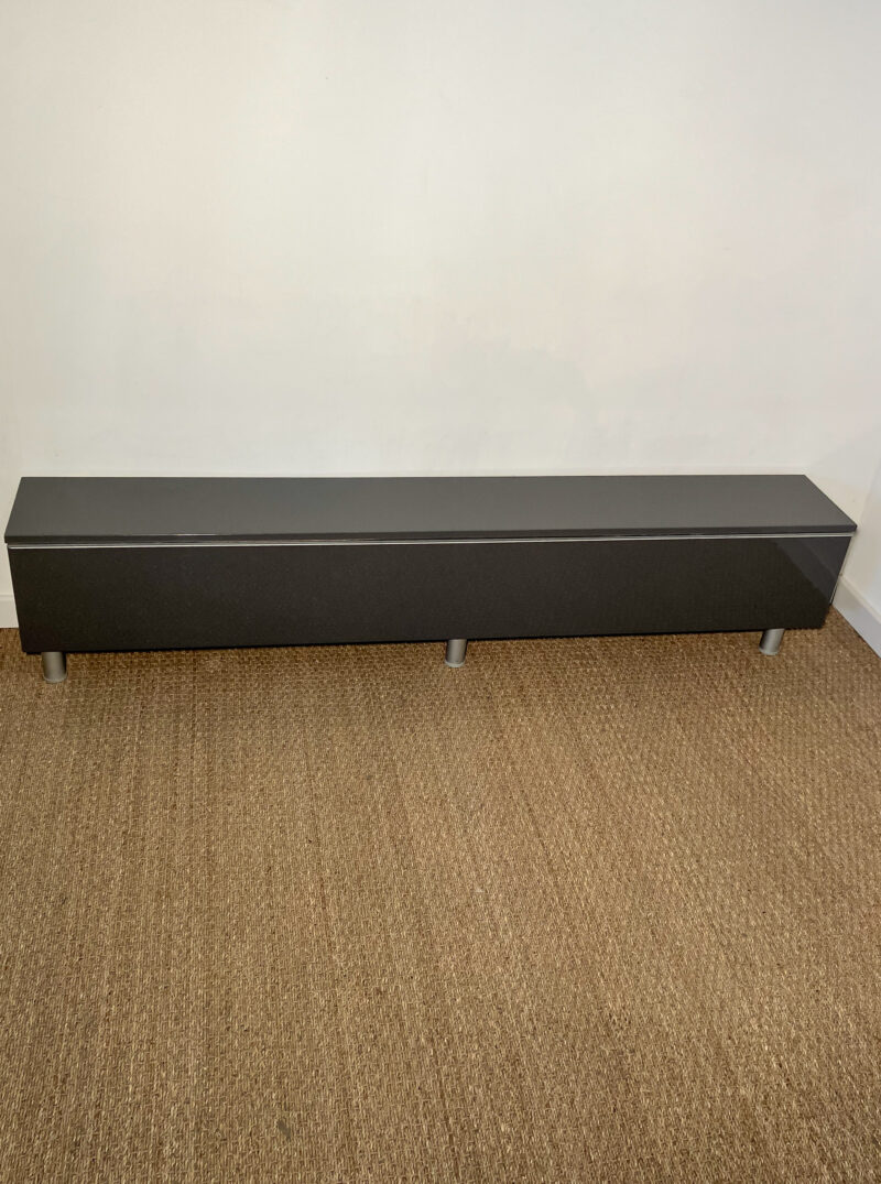 Long meuble tv bas gris – Image 2