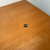 Table bois marron piètement noirs – Image 3