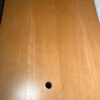 Table bois marron piètement noirs – Image 6
