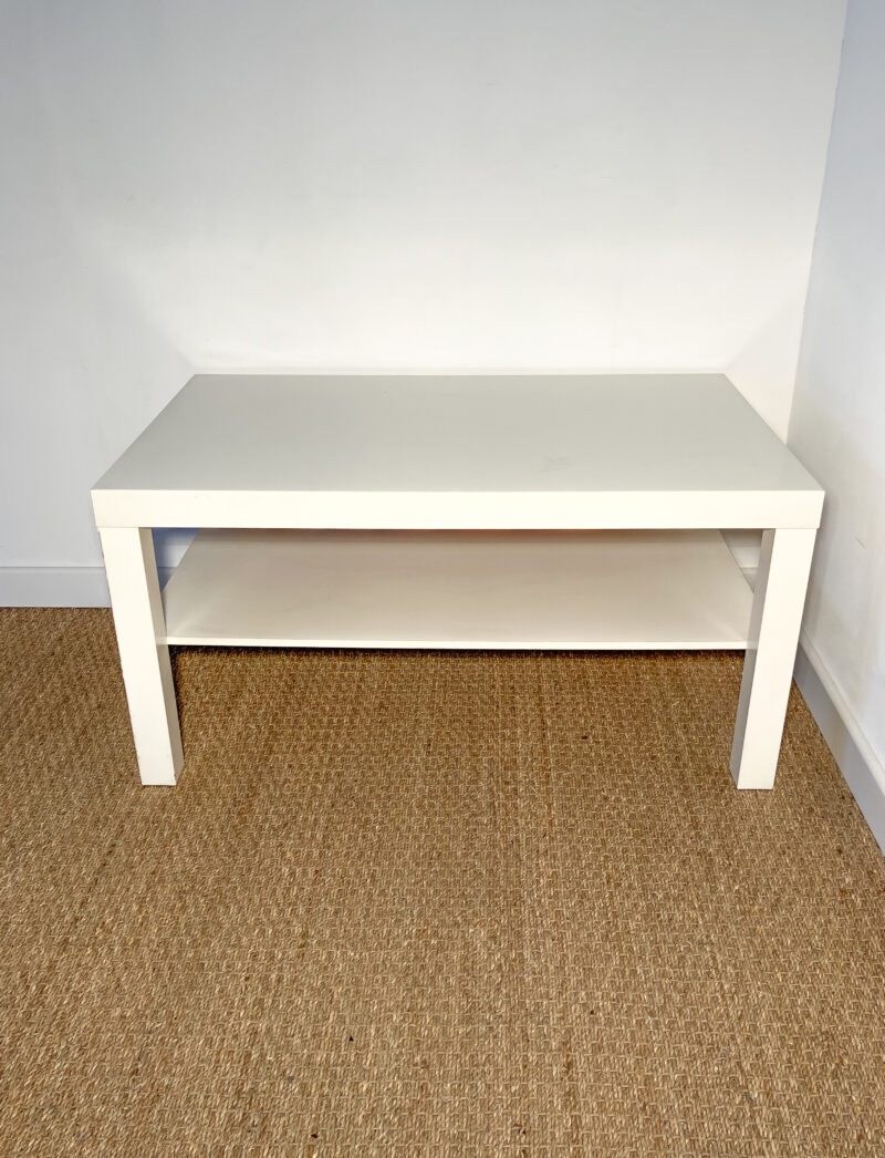 Table basse rectangle blanche – Image 2