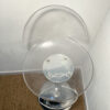 Tabouret de bar en plastique transparent et métal – Image 4