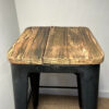 Tabouret haut en métal noir – Image 6