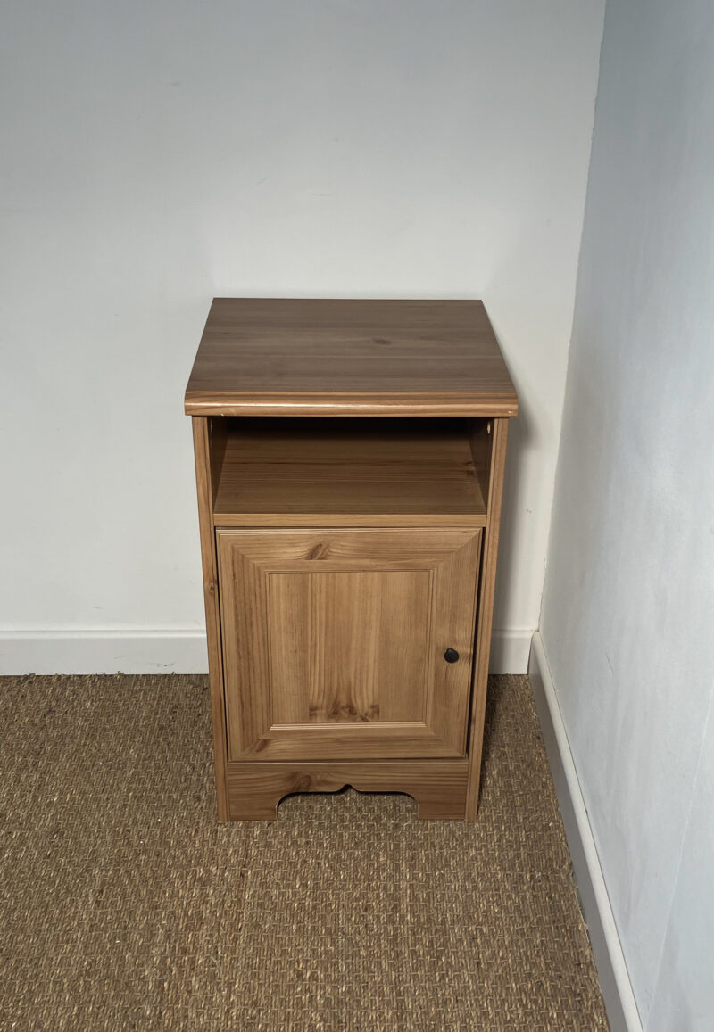 Chevet en bois avec rangement – Image 2