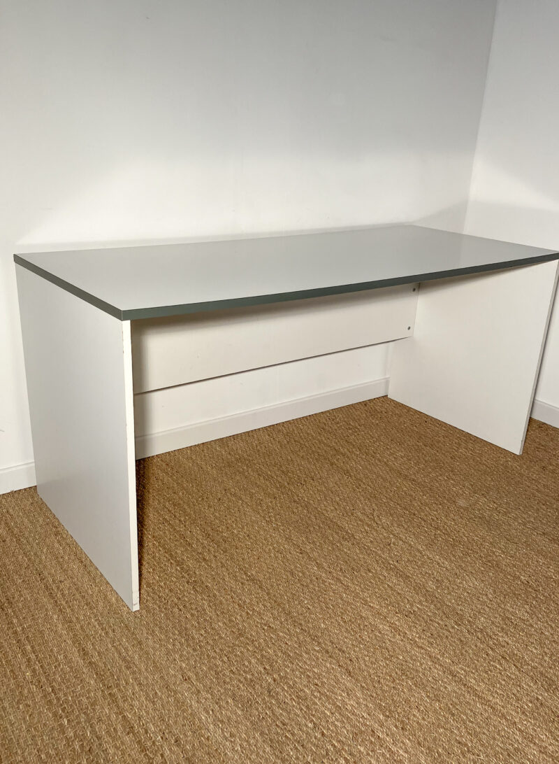 Grand bureau blanc et anthracite