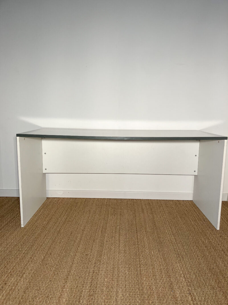 Grand bureau blanc et anthracite – Image 3