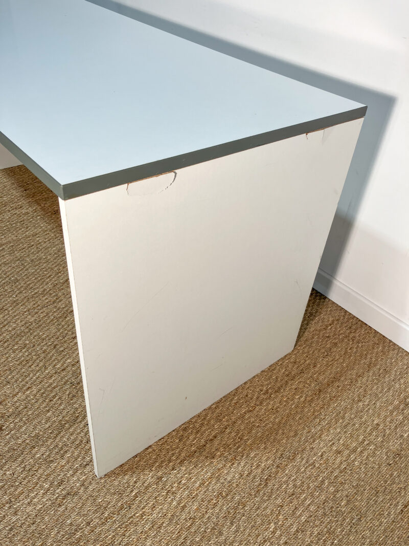 Grand bureau blanc et anthracite – Image 8