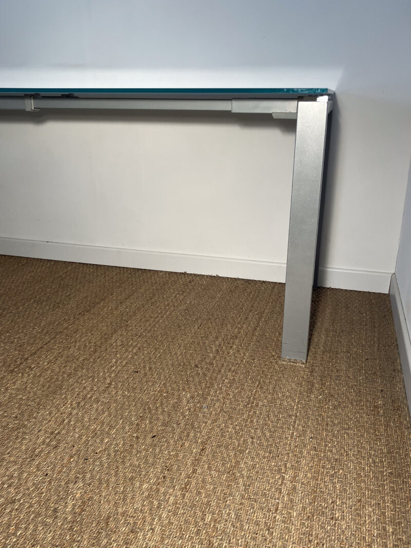 Longue table / bureau en verre – Image 4