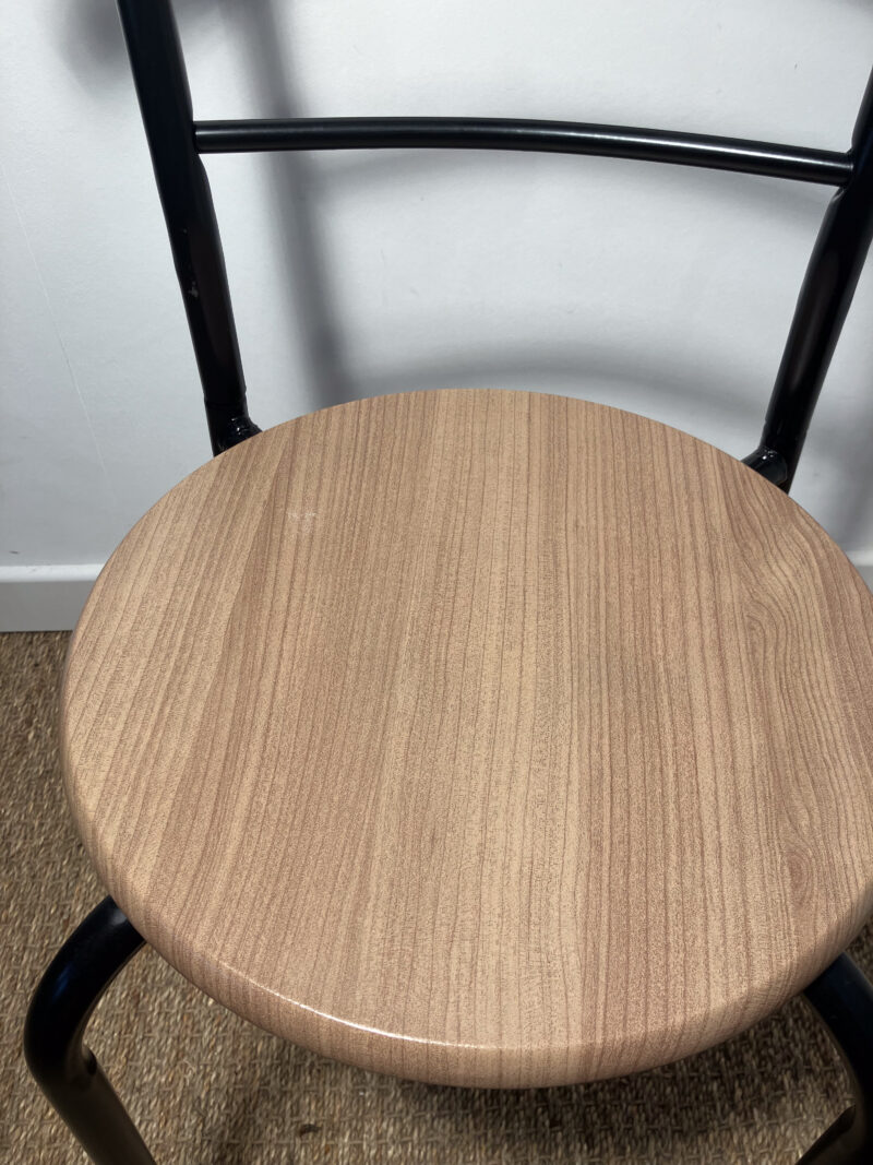 Lot de 2 chaises métal et bois – Image 7
