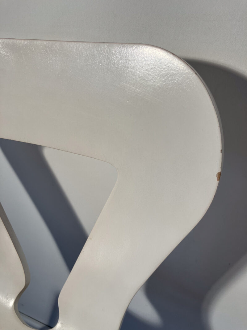 Lot de 2 chaises blanches – Image 8