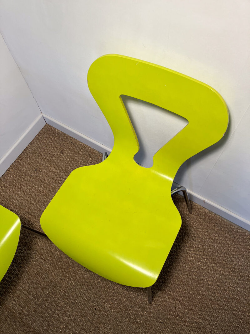 Lot de 2 chaises vertes – Image 4