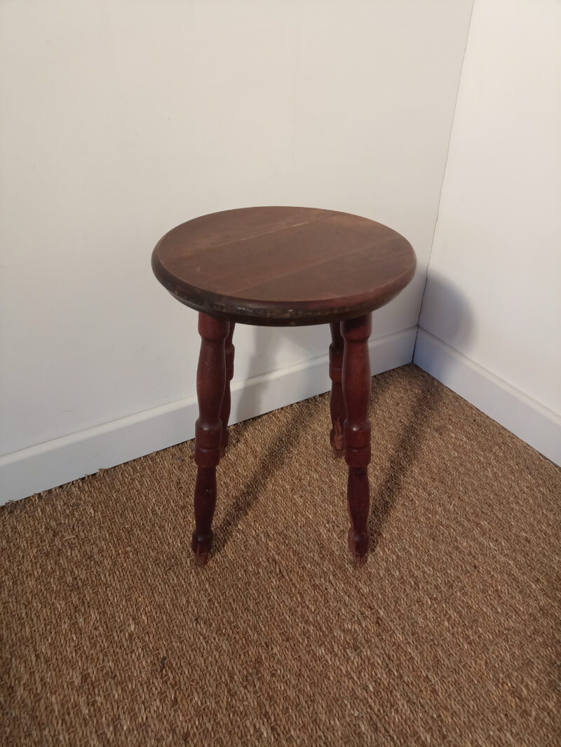 Guéridon en bois rond