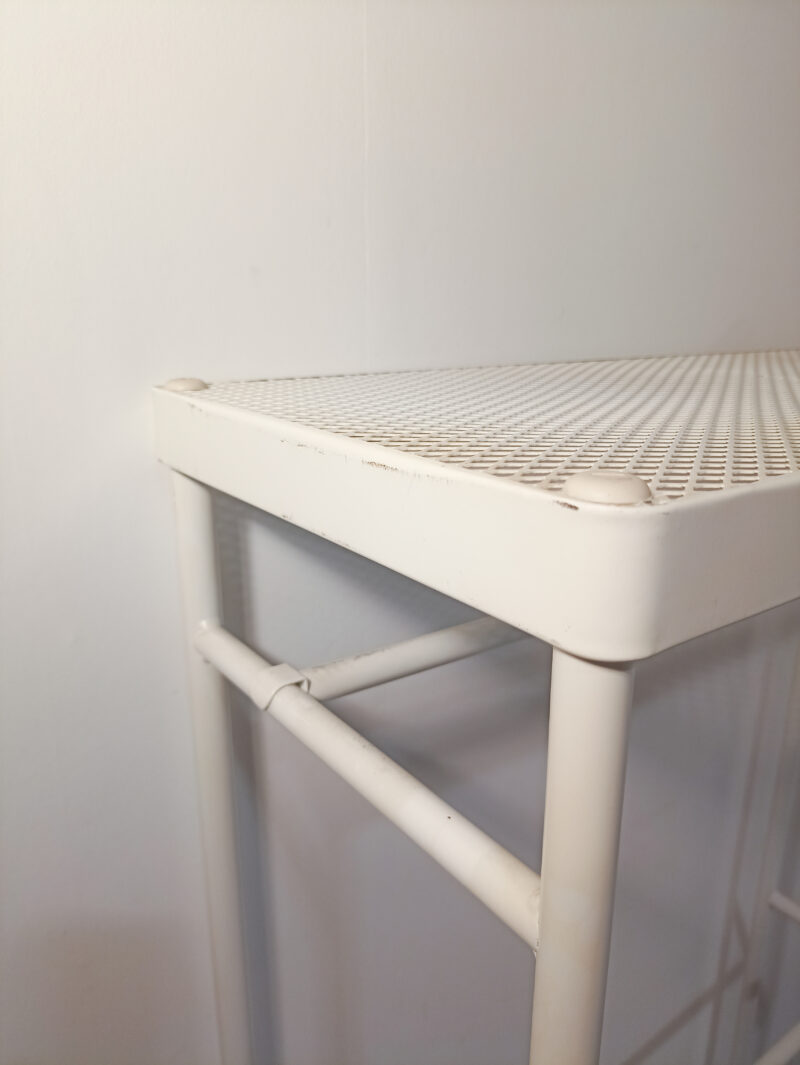 Meuble penderie en métal blanc – Image 6