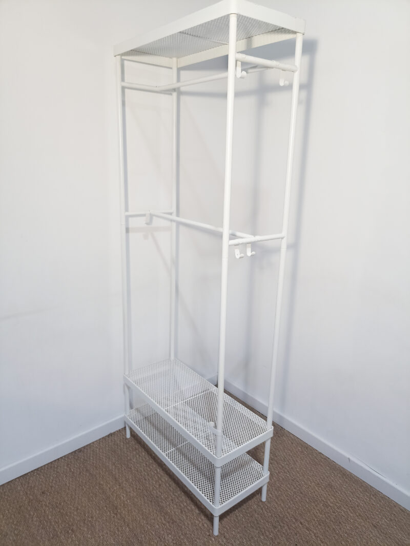 Meuble penderie en métal blanc – Image 8