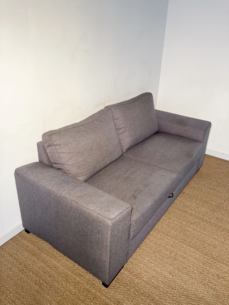 Canapé gris dépliable – Image 3