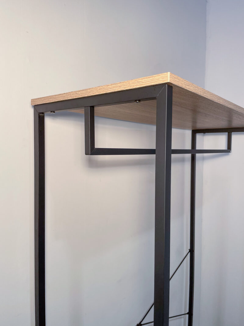 Penderie en bois et fer noir – Image 4