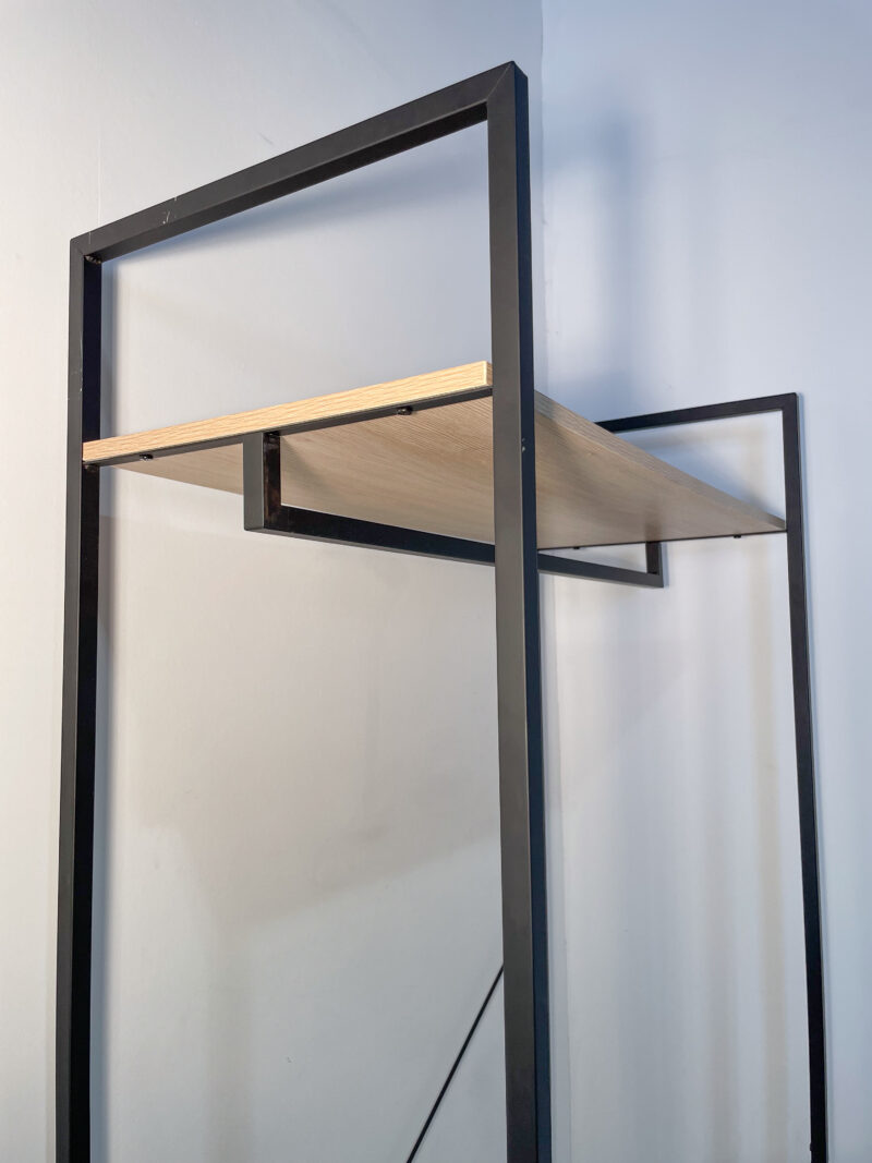 Penderie en bois et fer noir – Image 6