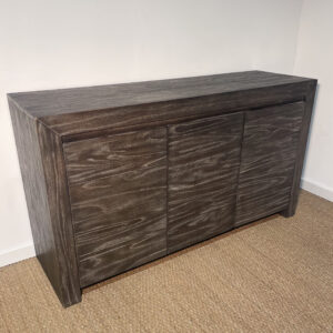 Buffet en bois brun / gris foncé
