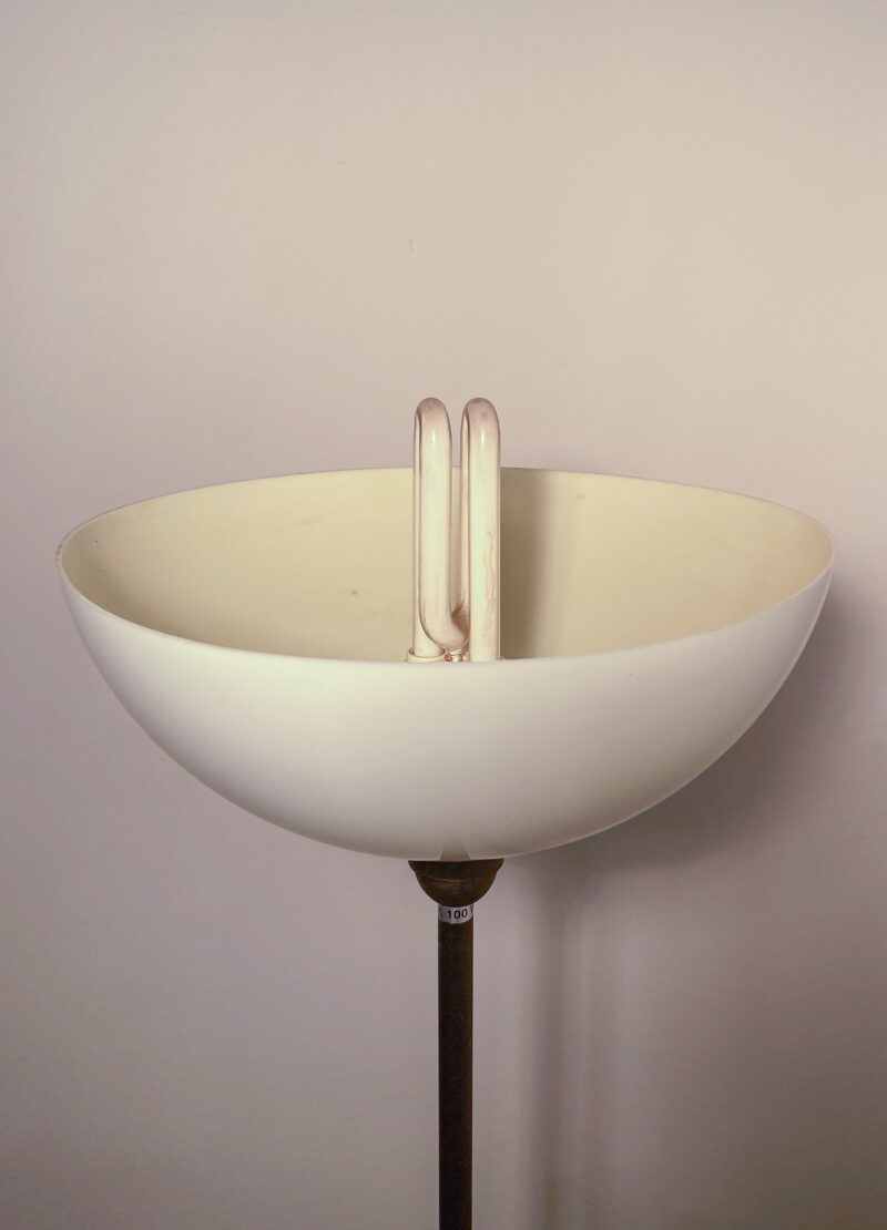Lampadaire noir et blanc laqué – Image 3