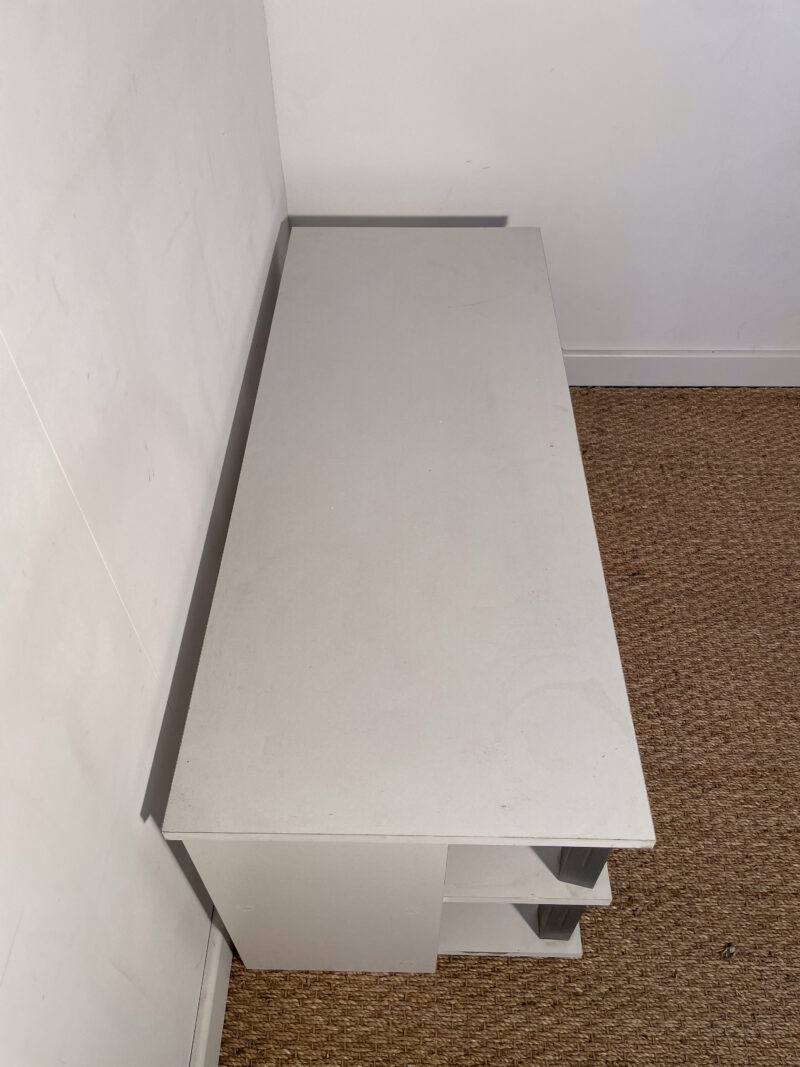 Meuble TV blanc et gris – Image 5