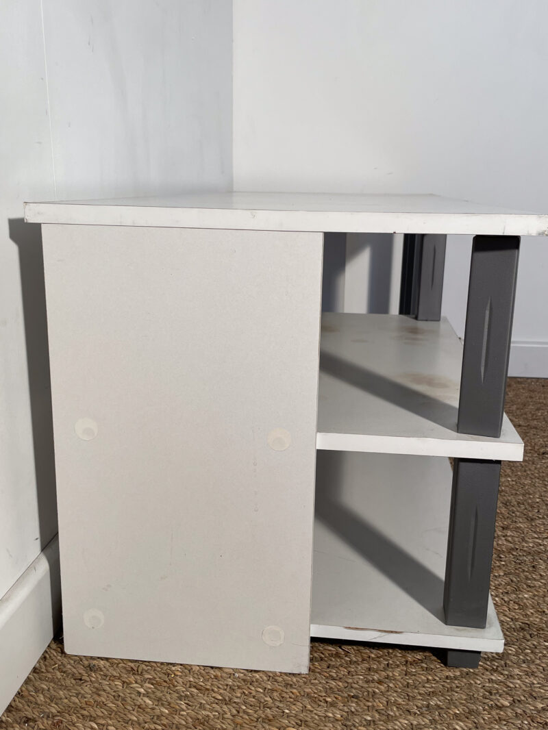 Meuble TV blanc et gris – Image 7